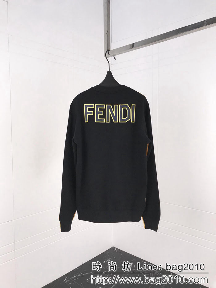 FENDI芬迪 專櫃同步 2018年新款 潮流時尚 圓領衛衣 情侶款 ydi1197
